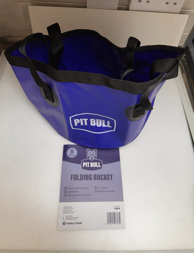 Pit bull folding bucket - bull,