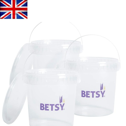 Clear plastic paint storage - clear,