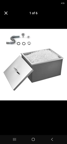 Vevor cocktail bar ice - ice, well