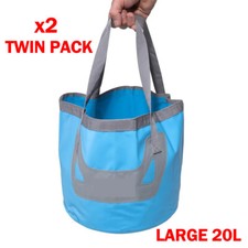 2 x 20L Folding Collapsible